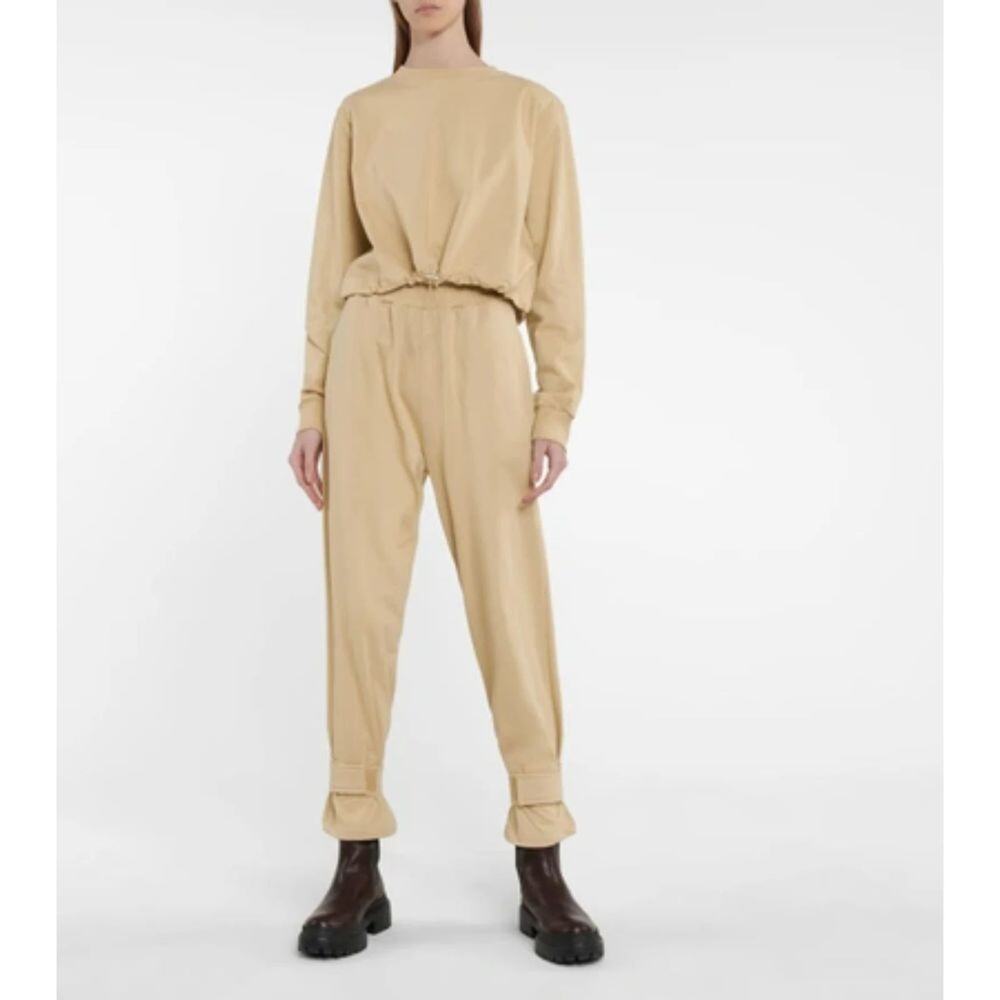 Frankie Shop Cotton Cropped Sweatshirt Cozy Y2K Streetwear Fall Winter XS